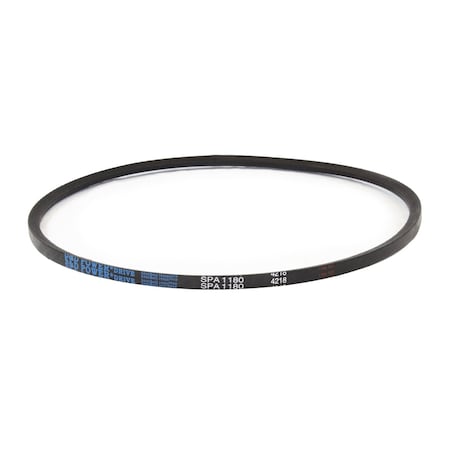 D&D SPA1180 Metric V-Belt, 1180mm Outside Length, 13 mm Top Width, 10 mm Thickness, 1 Ribs SPA1180